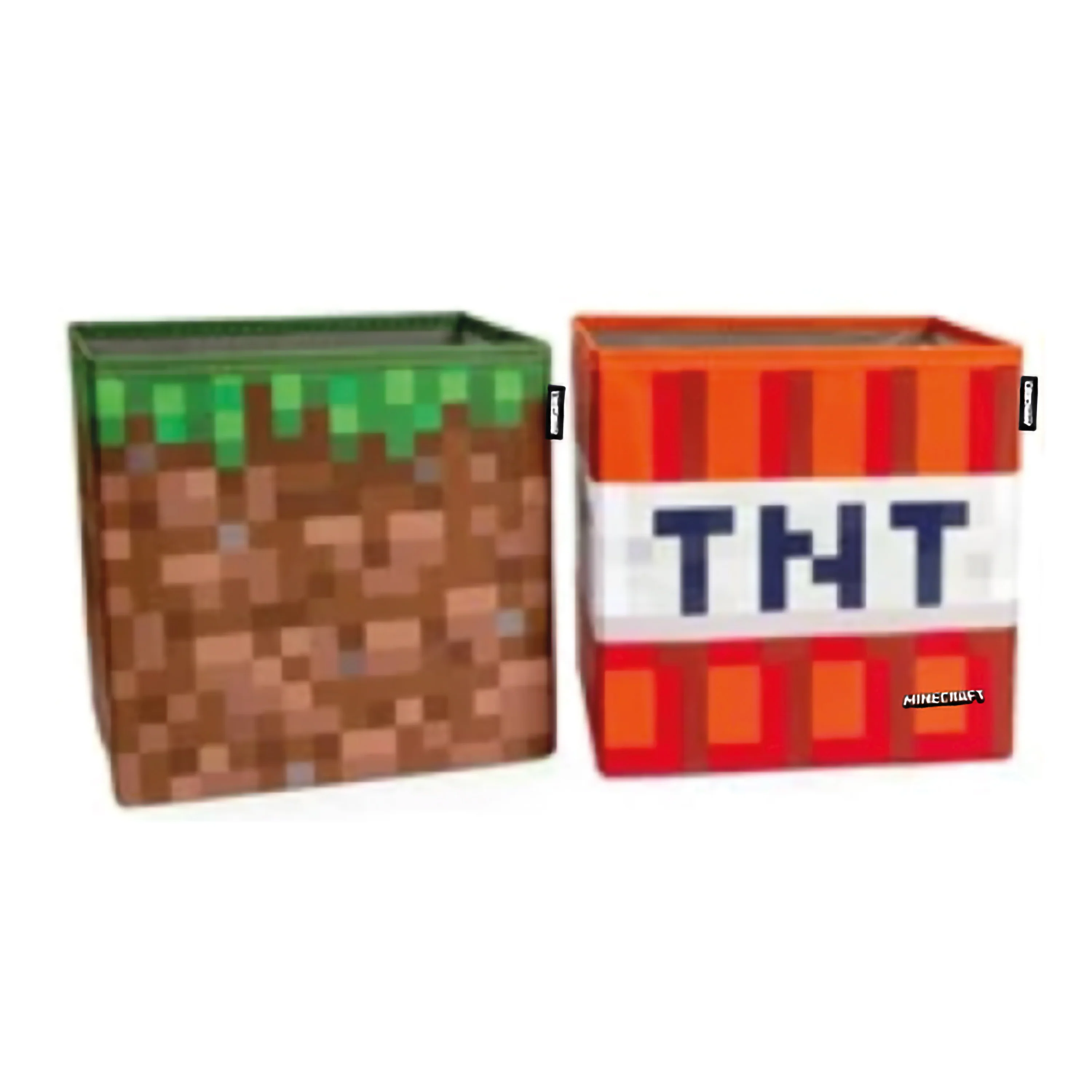 Stoffboxen 'Minecraft' 2er Set - Faltbarer Grasblock und TNT - Canvas - Image 7