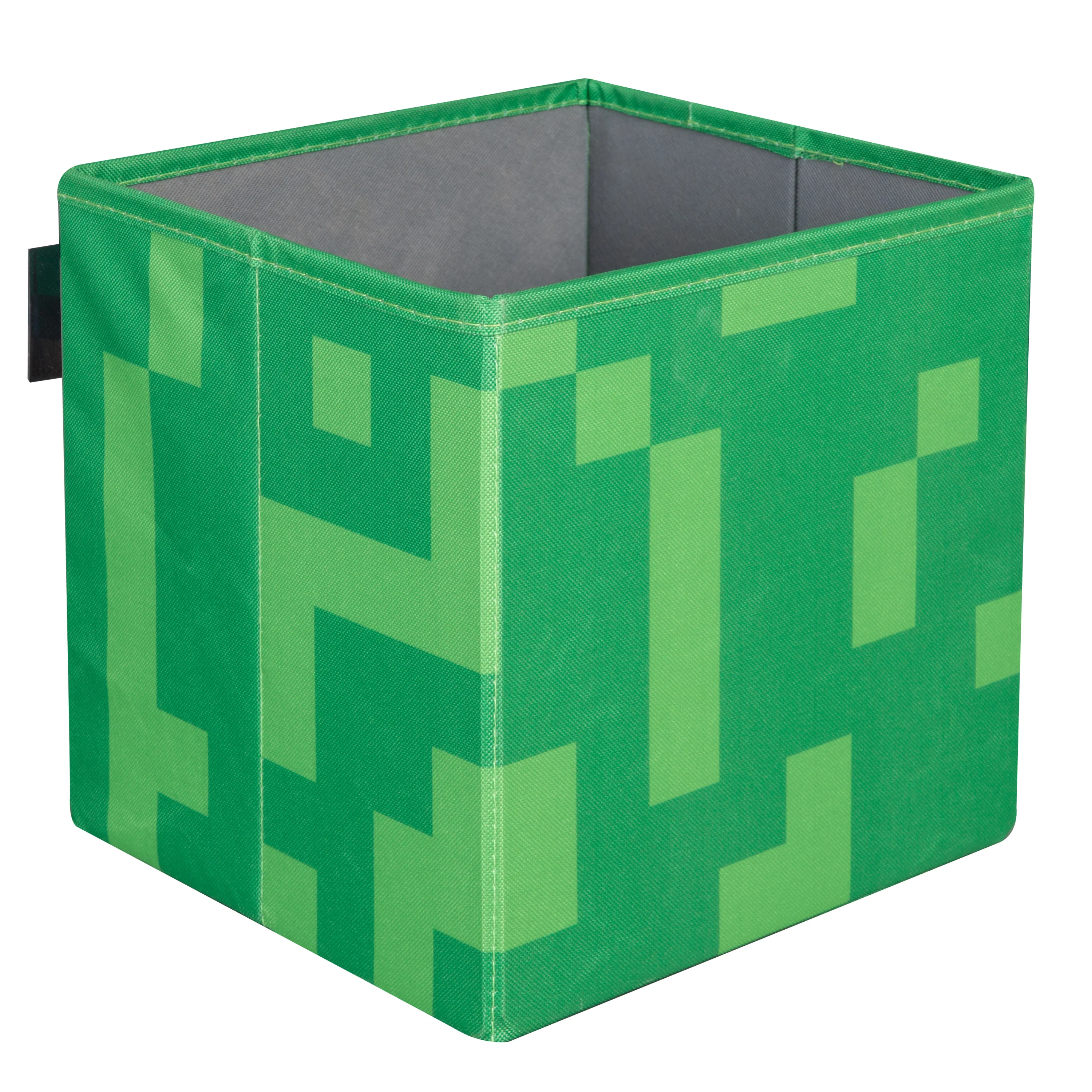 Stoffboxen 2er Set 'Minecraft' aus Canvas - Faltbar - Creeper und Holzbox - Image 3