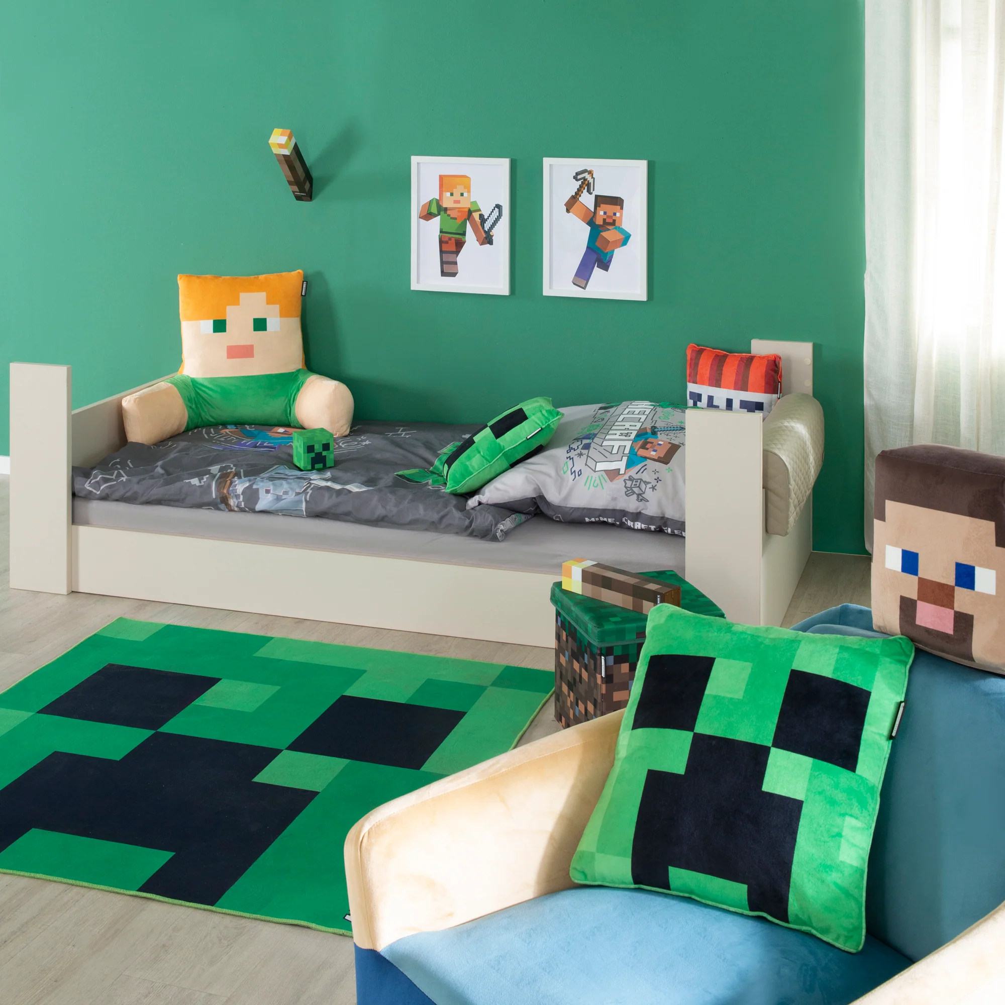 Kinderbett-Set 'Toddler' 90 x 200 cm - Serie 'Flexi Grow' - Cashmere / Eichen-Dekor - Image 6