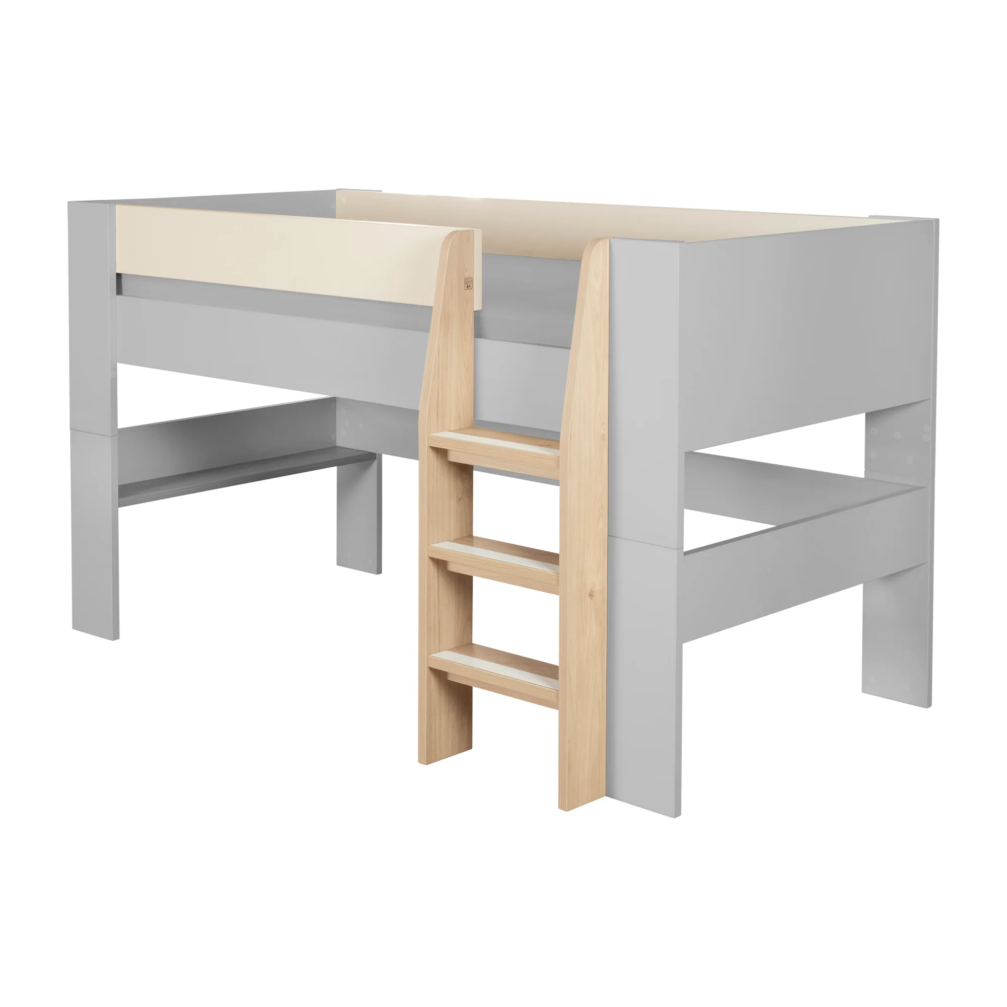 Hochbett Set 'Studio' - Serie 'Flexi Grow' - Cashmere / Eichen-Dekor - Image 10