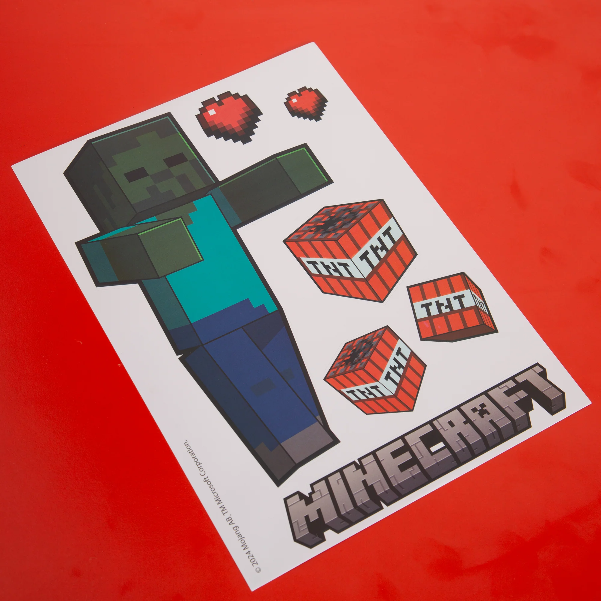 Wandtattoos 'Minecaft' Sticker Minecraft-Charakter - Selbtklebende Vinylfolie - Image 2