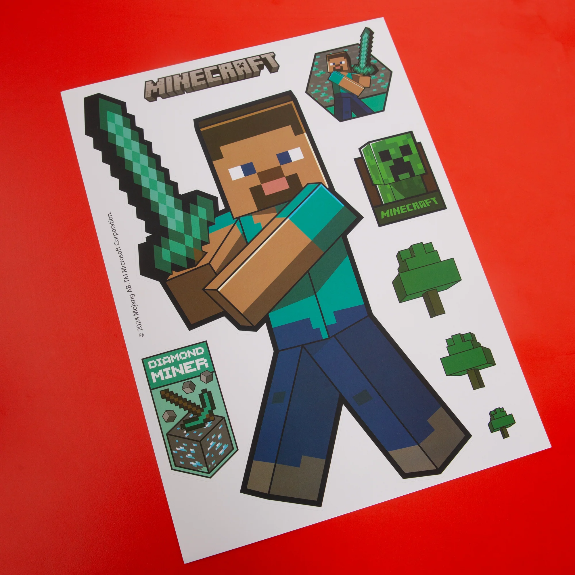Wandtattoos 'Minecaft' Sticker Minecraft-Charakter - Selbtklebende Vinylfolie - Image 5