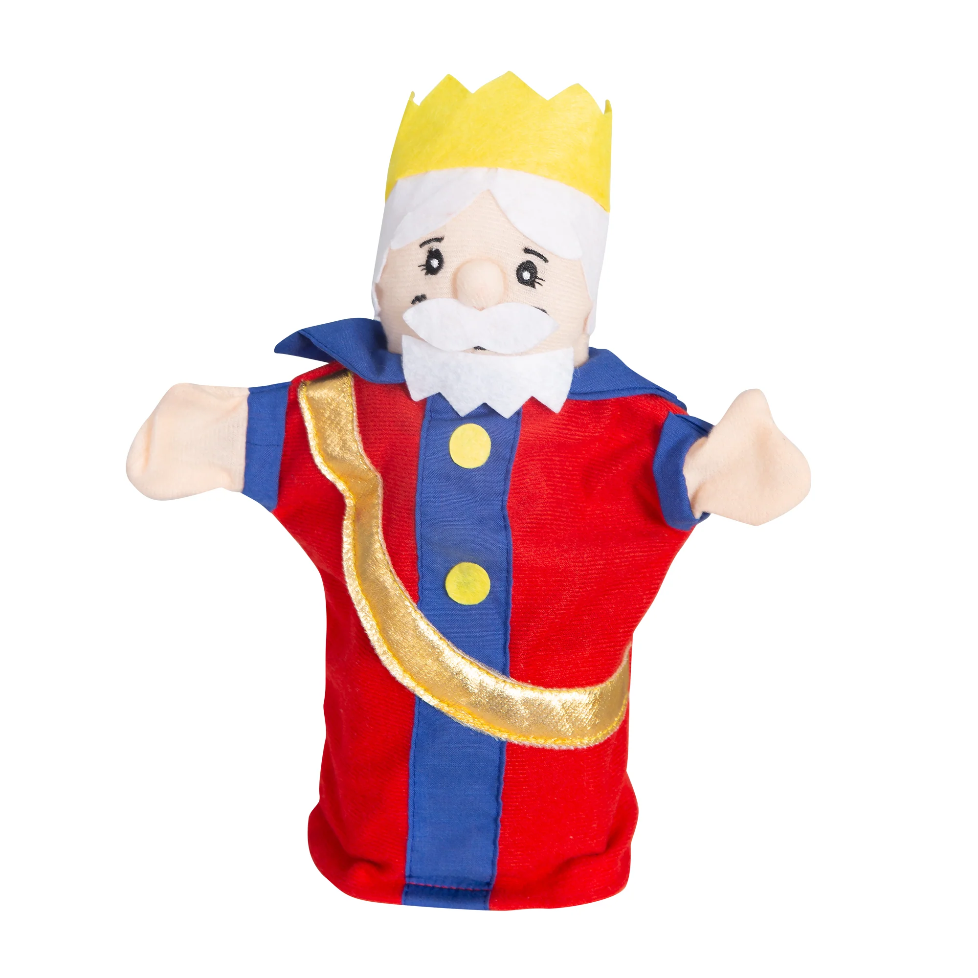 Kasperlefiguren aus Stoff, Handpuppenset 6-tlg, Kasperpuppen für Puppentheater & Rollenspiel - Image 14