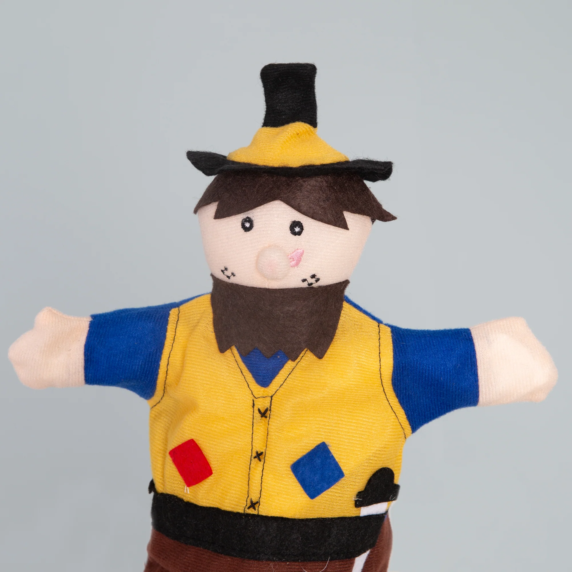 Kasperlefiguren aus Stoff, Handpuppenset 6-tlg, Kasperpuppen für Puppentheater & Rollenspiel - Image 7