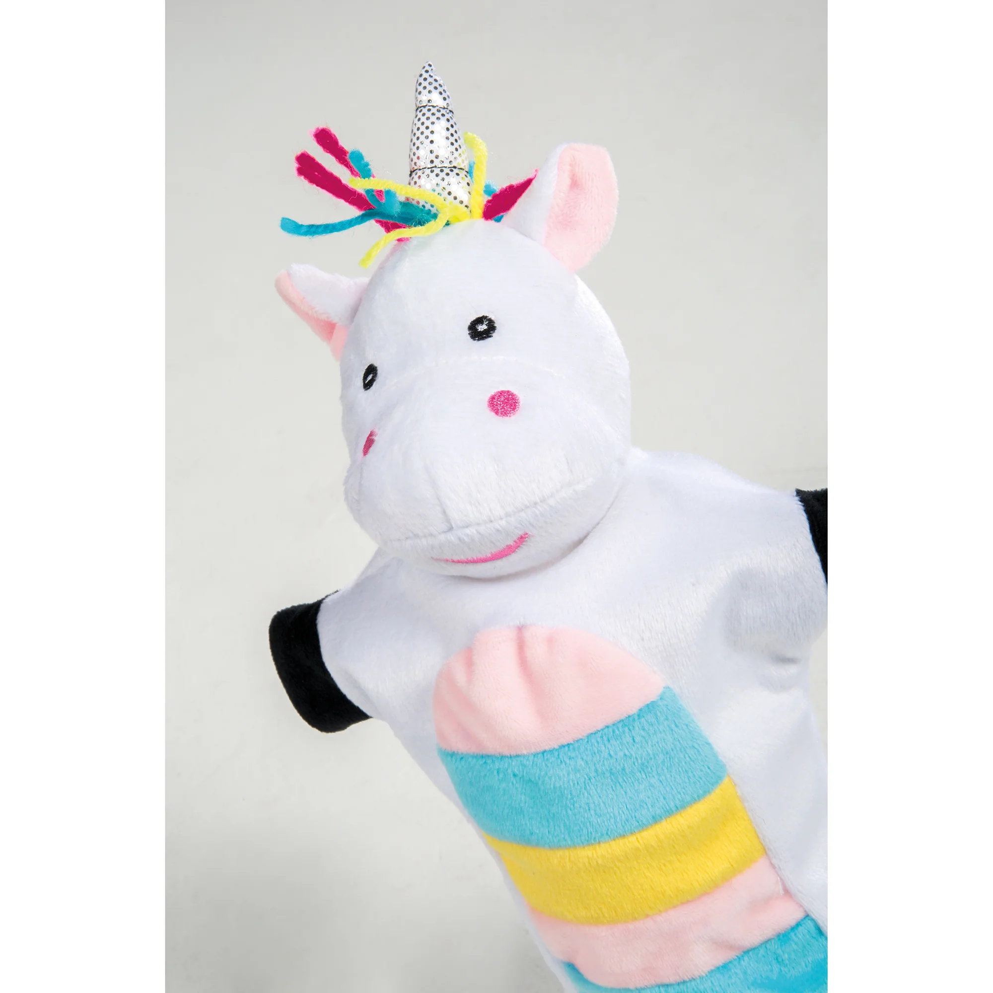 Handpuppenset aus Plüsch & Filz, Kasperlefiguren 4-tlg, Hand-/Kasperpuppen für Kasperletheater - Image 4